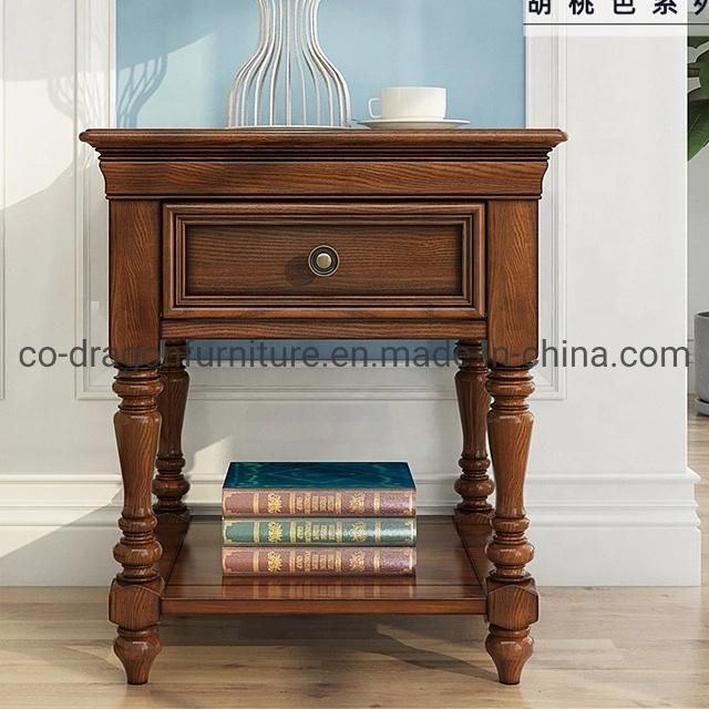 Fashion Modren Wooden Nightstands Table with Drawer for Bedroom Furniture