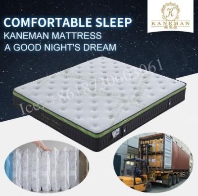 14inch King Size Firm Spring Mattress Compressed Memory Foam Mattress