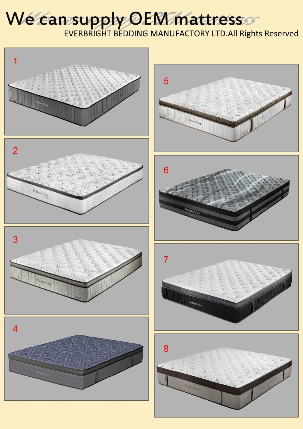Bedroom Furniture Sets King Size Pillow Top Euro Spring Mattress