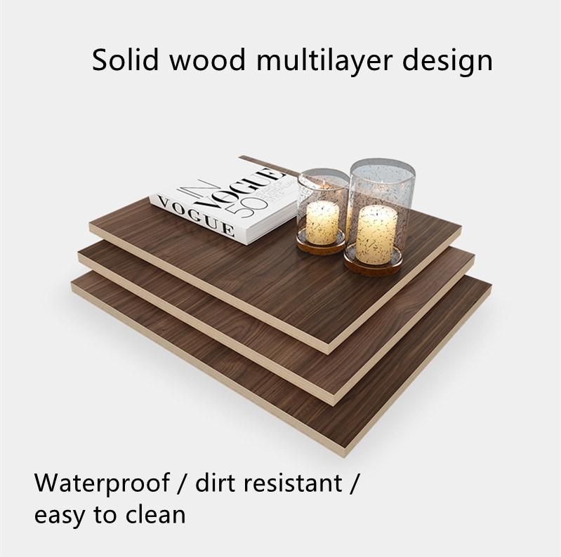 Creative Design White Color Home Furniture Wooden Integrated Bedroom Computer Desk Storage Table