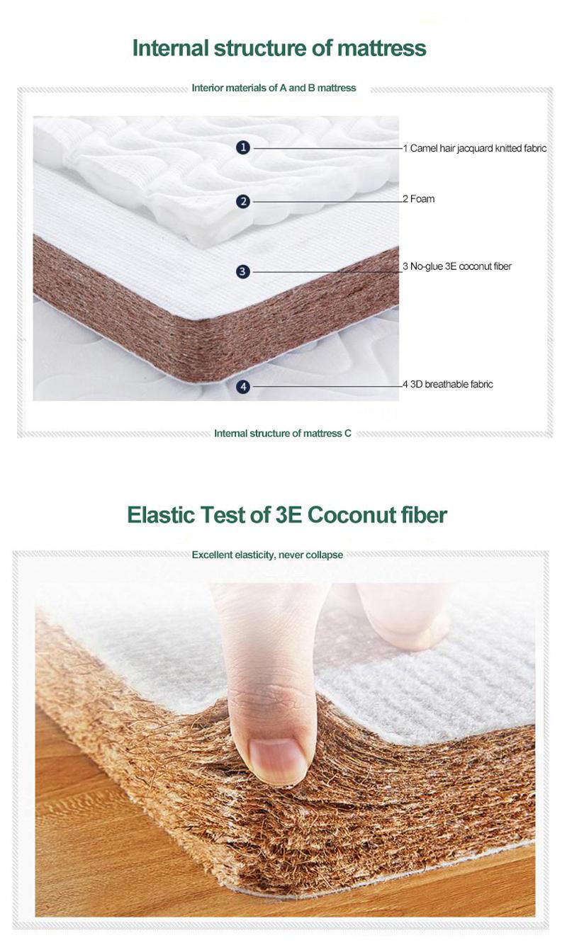 Home Latex Bed Mattress Triple Folded Thick 15cm Bed Bedroom