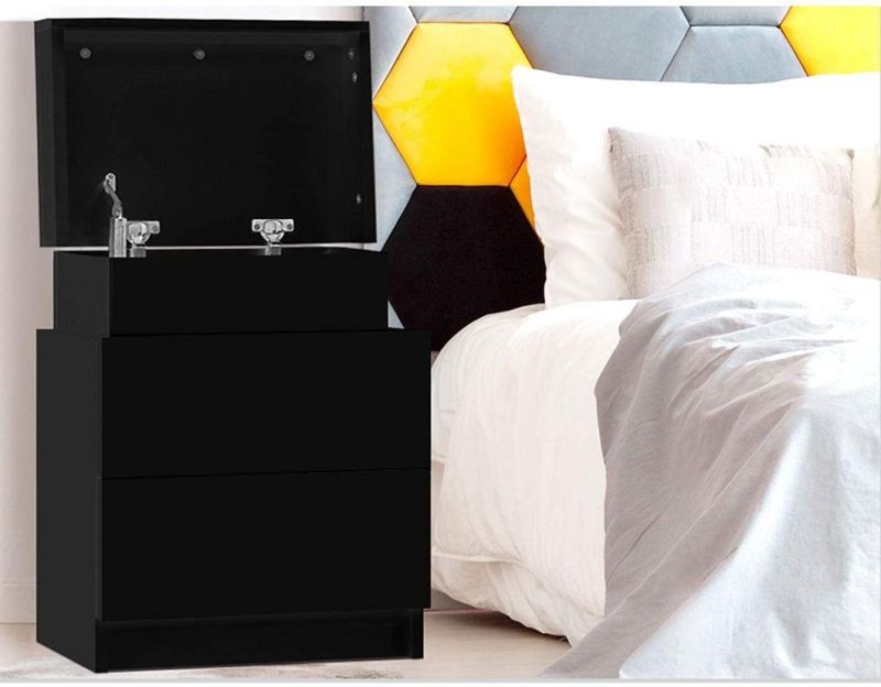 Bedside Table Nighstand Side Table for Bedroom Living Room