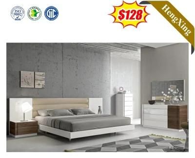 Light Color Wooden MDF Furniture Home Hotel Double Bedroom Set