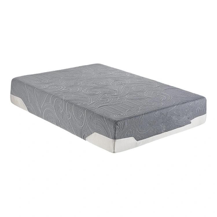 Quilted Bamboo Fabric Cover Resilient Cool Memory Foam Mattress with Zipper