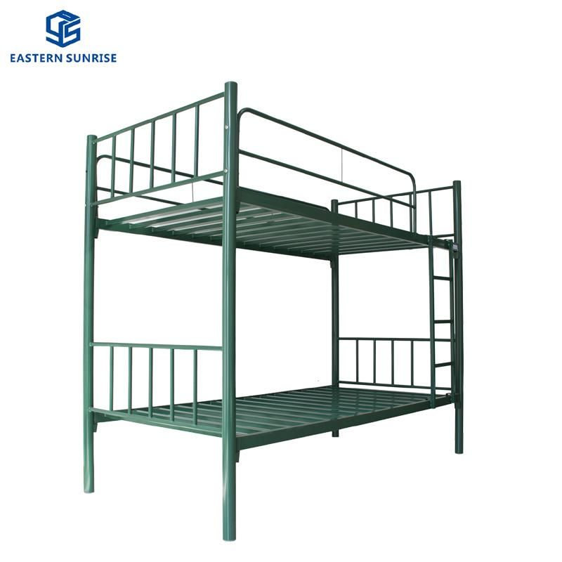 Heavy Duty Bunk Bed Frame with Side Ladder