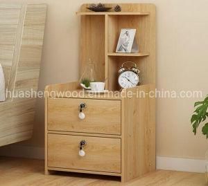 Wood Grain Color E1 E0 Bedside Cabinet
