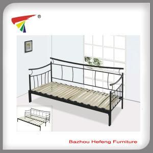 Stainless Tube with Wood Slat Day Bed (dB001)