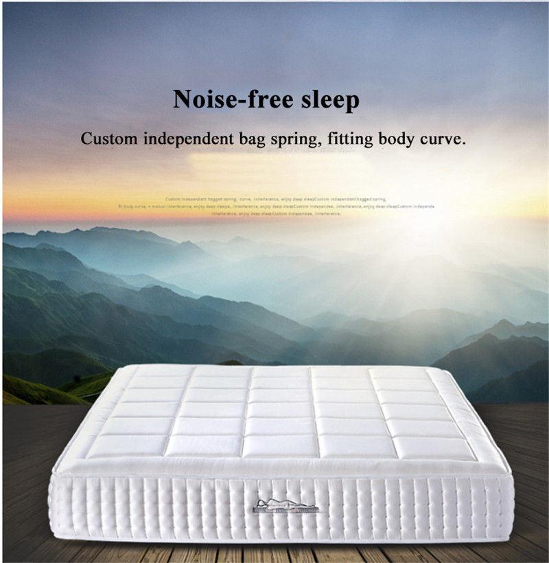 Hotel Innerspring Mattress Latex Layer Vacuum Compressed for Double Bed