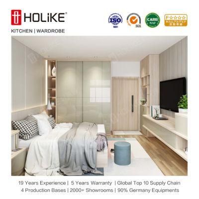 Holike Modern Minimalist Style Sliding Door Bedroom Wardrobe with MDF
