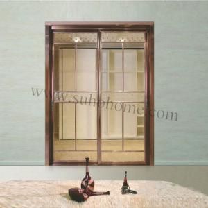 Aluminium Glass Door Designs Partition Door (V3213 Jane Amars)