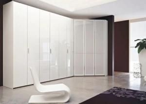 China Manufacture White Bake Finish High Gross Wardrobe