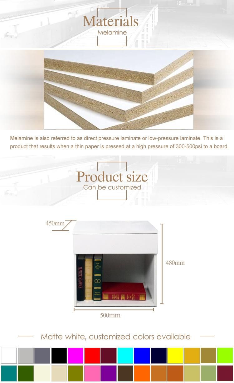 Favorable Price Customized Wooden Bedside Table