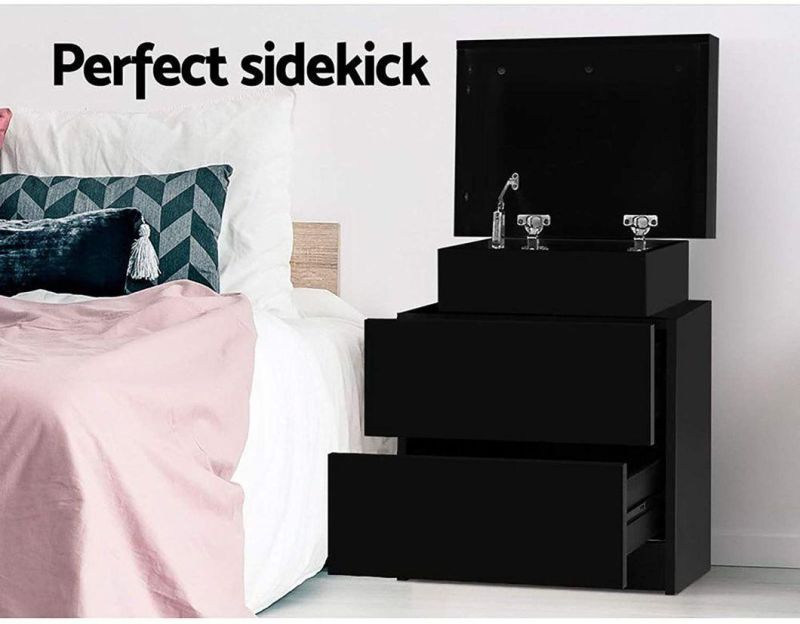 Bedside Table Nighstand Side Table for Bedroom Living Room