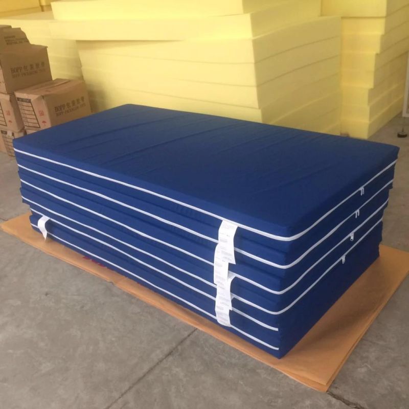 Waterproof and Fireproof Foam Mattress Vacuum Roll Compress for Prison, Hospital and School