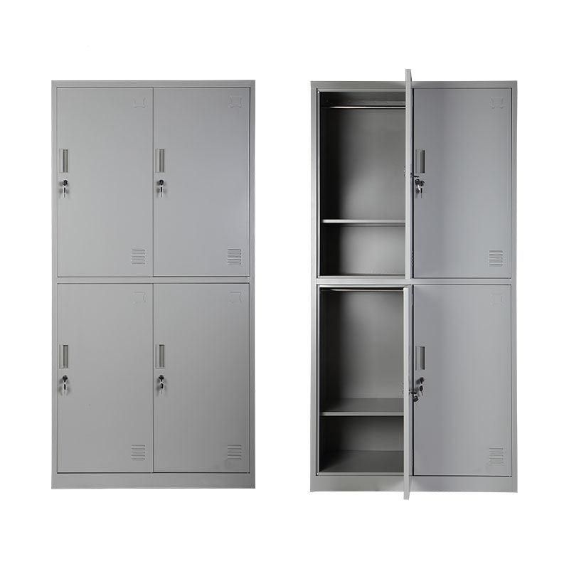Different Color Metal 4 Doors Clothes Cabinet