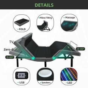 Electric Adjustable Bed Top Sale Neck Tilt Massage Bed &amp; Table