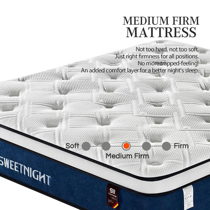 Topper Pad Natural Latex Sponge King Hotel Compressed Folding Memory Foam Bed Coil Bonnell Spring Mattress