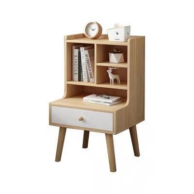 Bedroom Large-Capacity K\D Wooden Storage Bedside Table