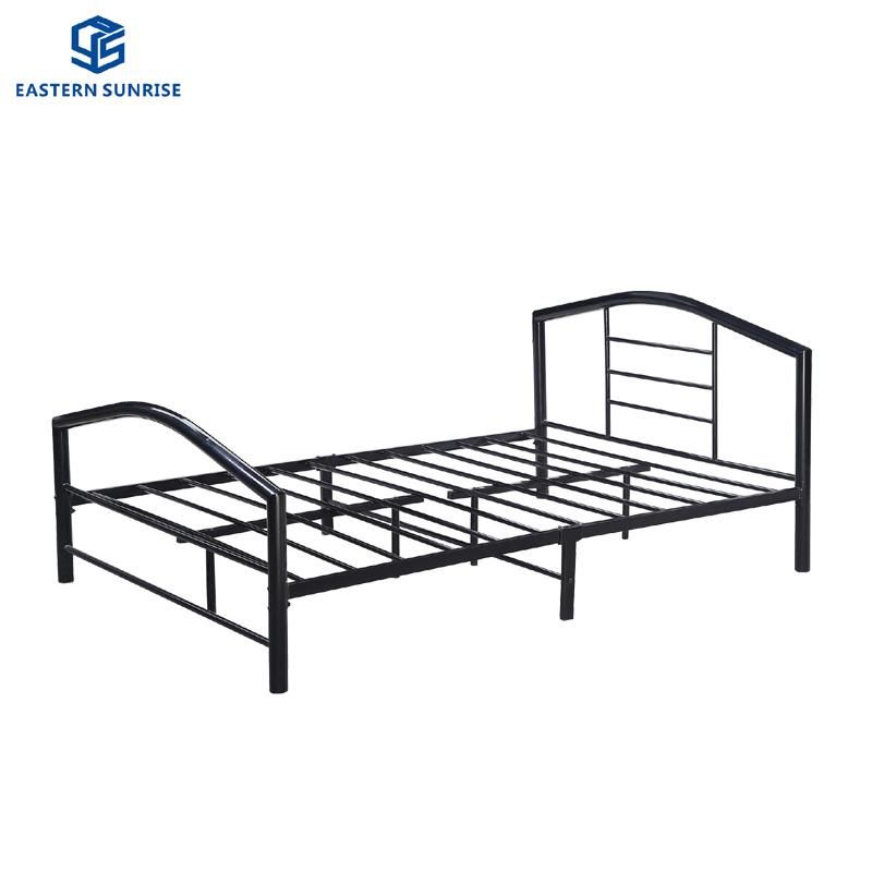 Dormitory Factory Camping Family Metal Steek Single Bed