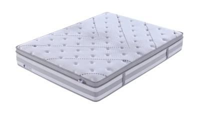 Knitted Fabric Home Furniture Hotel Bed Soft Foam Pocket Coil Mattress