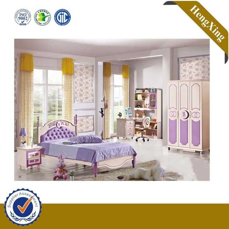 Luxury Design Double Size Bedroom Furniture Wooden Children Bed (UL-HE803)