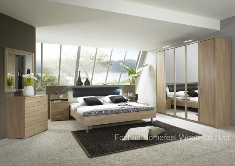 Modern Design Wooden Bedroom Set (HF-EY090423)