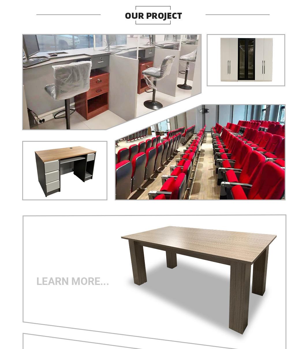 Modern Furniture 6 Doors Big Melamine Wordrobe (HX-8ND9107)