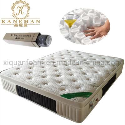 Bamboo Cooling Gel Memory Foam Mattress Foam Encased Pocket Coil Spring