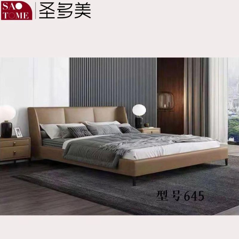 Hotel Furniture Furniture Imported From Russia Larch Solid Wood Board Double King Bed