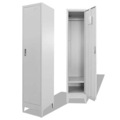 15 Inch Locker Cabinet Single Door Metal Storage Clothes Cabinet with Foot