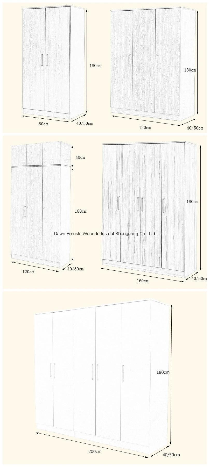 Melamine Particle Materials Panel Wardrobe