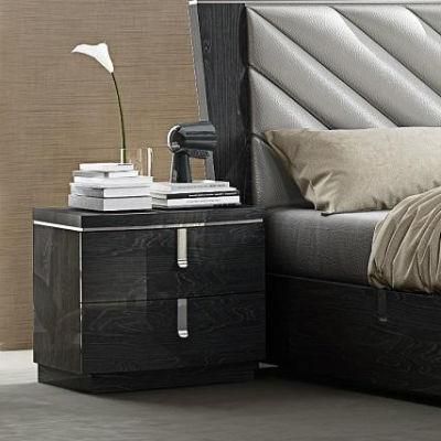 Nova Mhca002-Gp 2 Drawer End Table Bedside Table Night Stand with Bin Drawer
