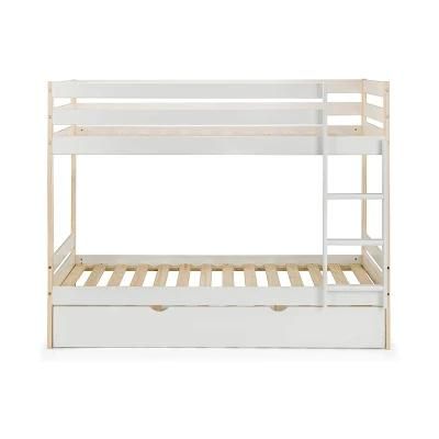 Bedroom Furniture Adults Kids Solid Wood Bunk Bed Children Double Deck Bed
