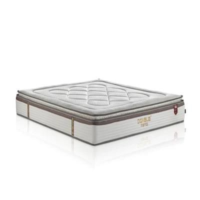 High Density Resilient Foam Customized Cooling Bamboo Fiber Wholesales Pocket Spring Hotel Mattress for Home and Hotel