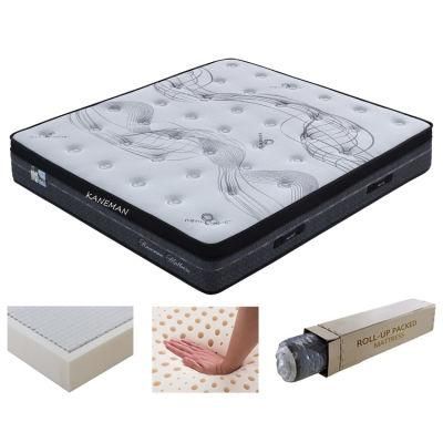 Wholesale Compressed Roll Packing Latex Pocket Spring Mattress