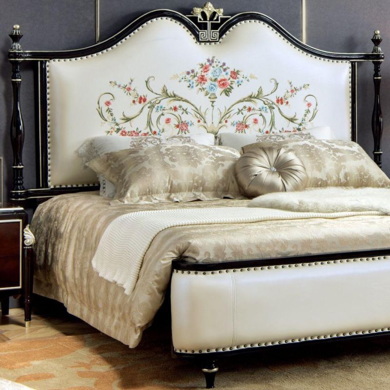 Bedroom Furniture Set with Wooden Bed From Chinese Furniture Factory