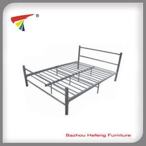 Bedroom Furniture Simple Design Iron Adult Single Bed (HF083)