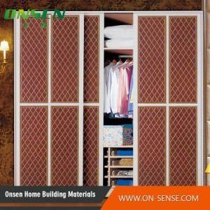 Custom 4 Panel Equal Split Bedroom MDF Wardrobe Door