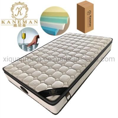 Star Hotel Wholesale Price Memeory Foam Pocket Spring Mattress Compressed Packing