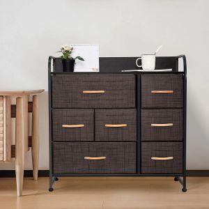 China Supplier Filing Cabinets Chest 3-Tier 7 Drawers Small Part Cabinet Fabric Drawer