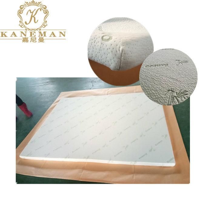 Bedding Memory Foam Mattress Topper Bamboo Fabric Cover