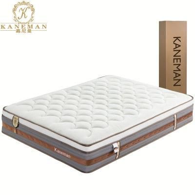 Roll up High Density Foam Hybrid King Size Pocket Spring Bed Mattress