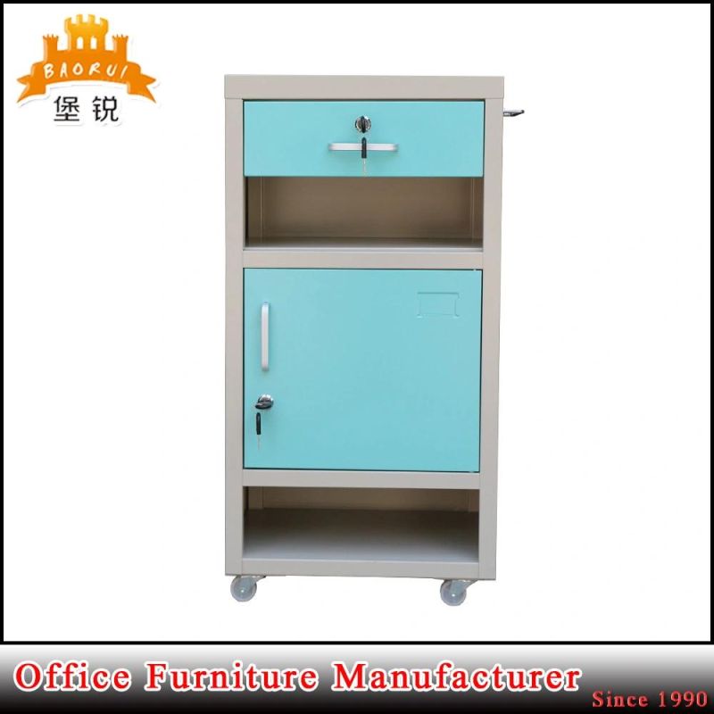 Colorful Hospital Bedside Locker Side Table Bedside Cabinet Metal