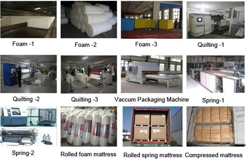 Hot Sell Roll Packing Single Size Foam Mattress