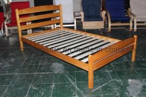 Single Bed 3FT Solid Wooden Frame for Adults, Kids, Teenagers