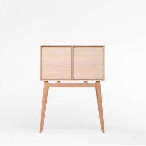 2doors Wooden Oak/Walnut/Beech Chest Bedroom Nightstand