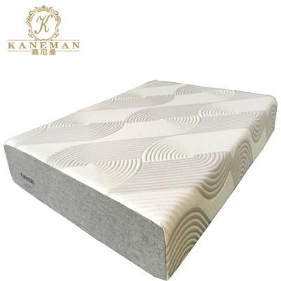 10 Inch Luxury Latex Cool Gel Memory Foam Mattress Roll in Color Box