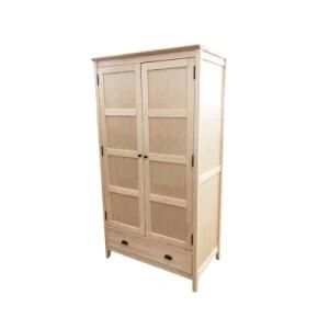Solid Wood Fair Price Furniture Wardrobe Use in Living Room