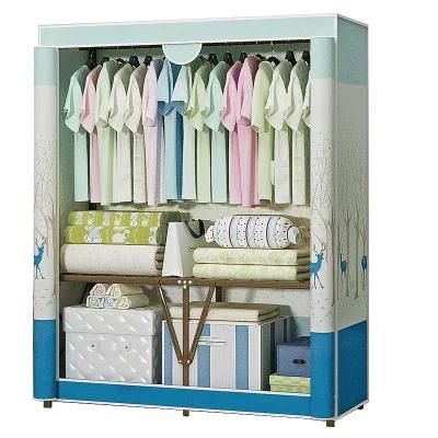 Fashionable Foldable Large-Capacity Installation-Free Wardrobe Storage Cabinet