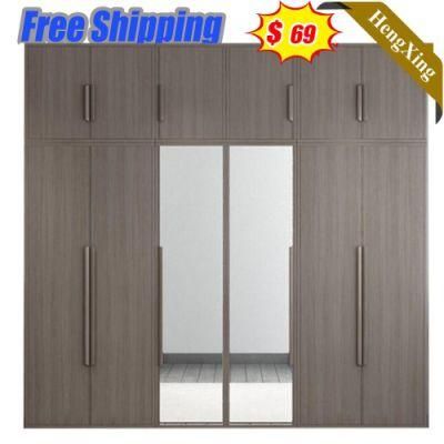 Free Shipping Hotel Bedroom Furniture Modern and Fashion Wooden Wardrobe